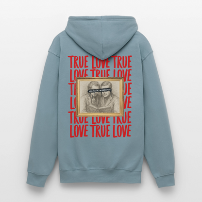 love.is.love.men.Unisex.Hoodie - Nebelblau