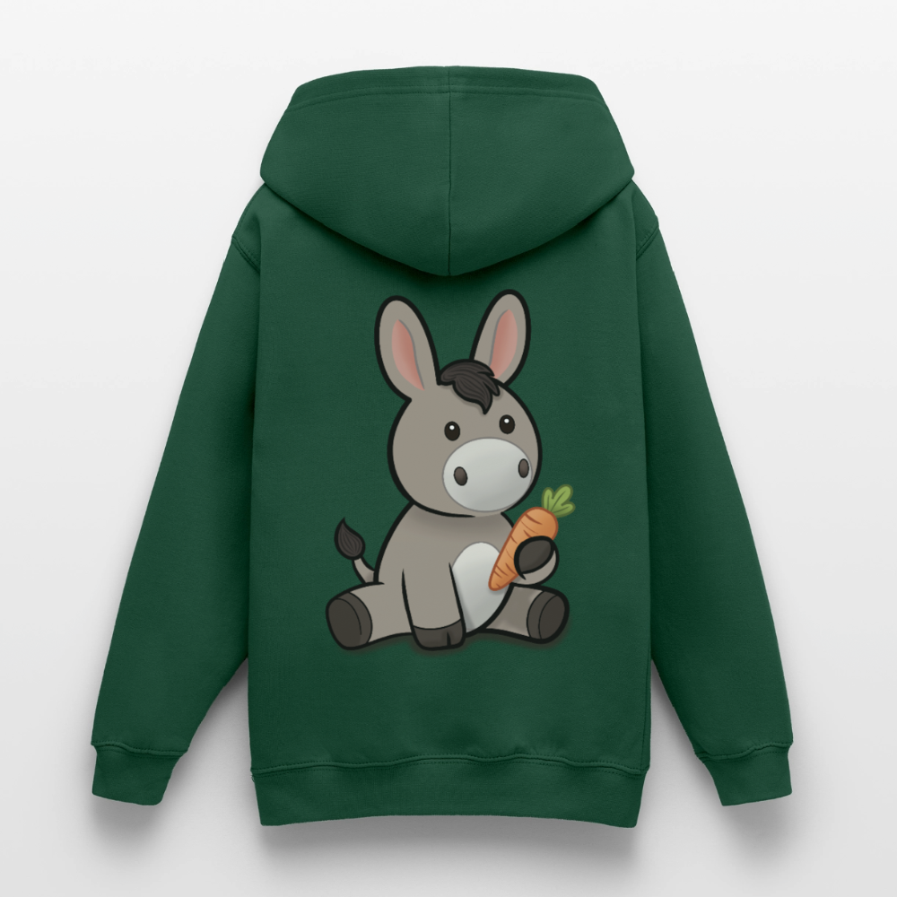 der-kleine-esel-teenager-hoodie - Flaschengrün