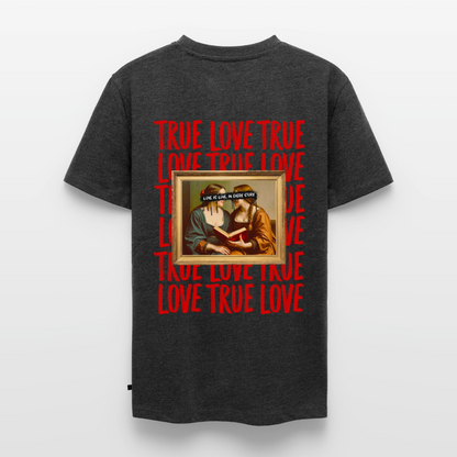 love.is.love.women.männer.shirt - Anthrazit meliert