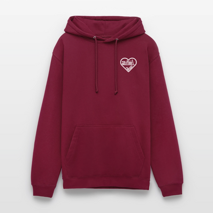 buchverliebt-unisex-hoodie - Bordeaux