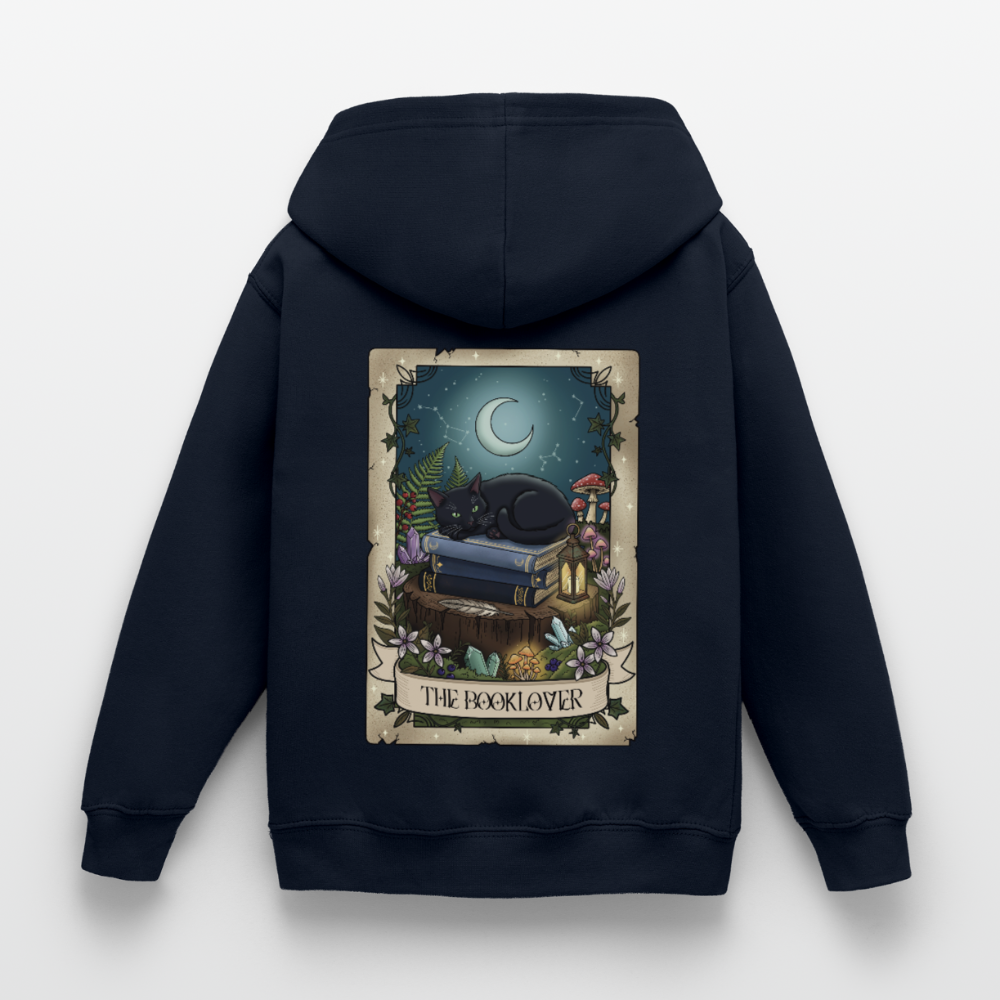 Tarotkarten-Booklover-kinder-hoodie - Navy