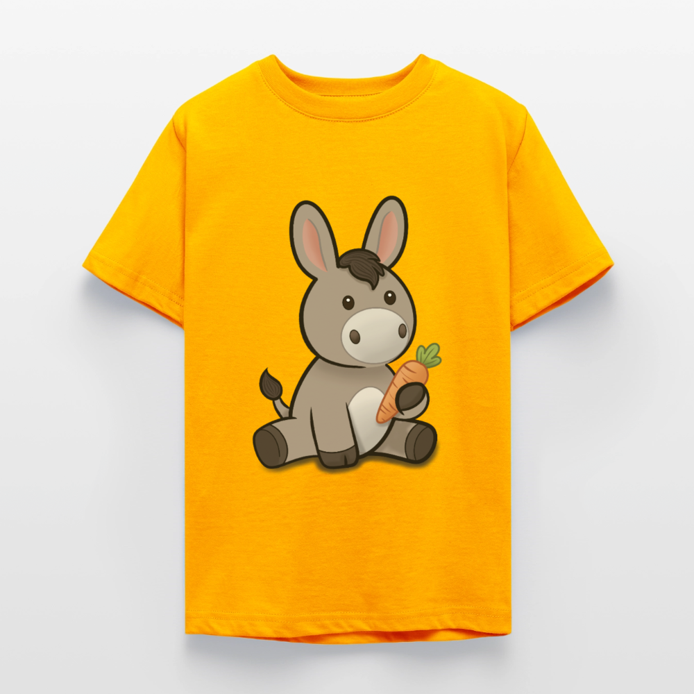 der-kleine-esel-teenager-t-shirt - Gold