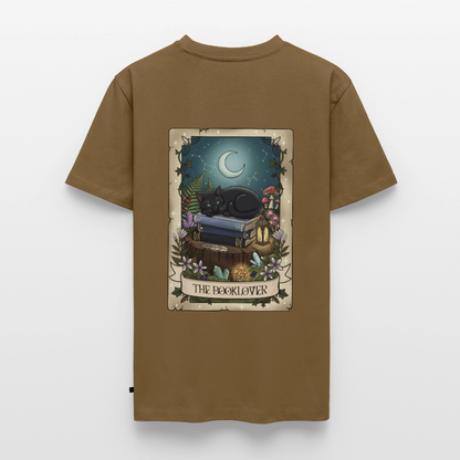 Tarotkarten-Booklover-männer-shirt - Nussbraun