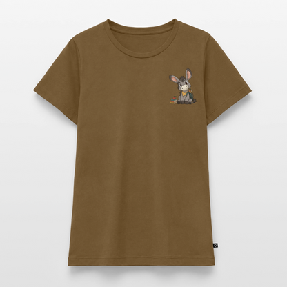 der-kleine-esel-classic-frauen-shirt-pocket - Nussbraun