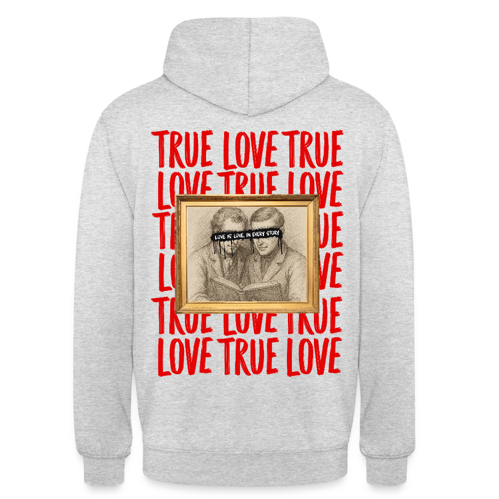 love.is.love.men.Unisex.Hoodie - Hellgrau meliert
