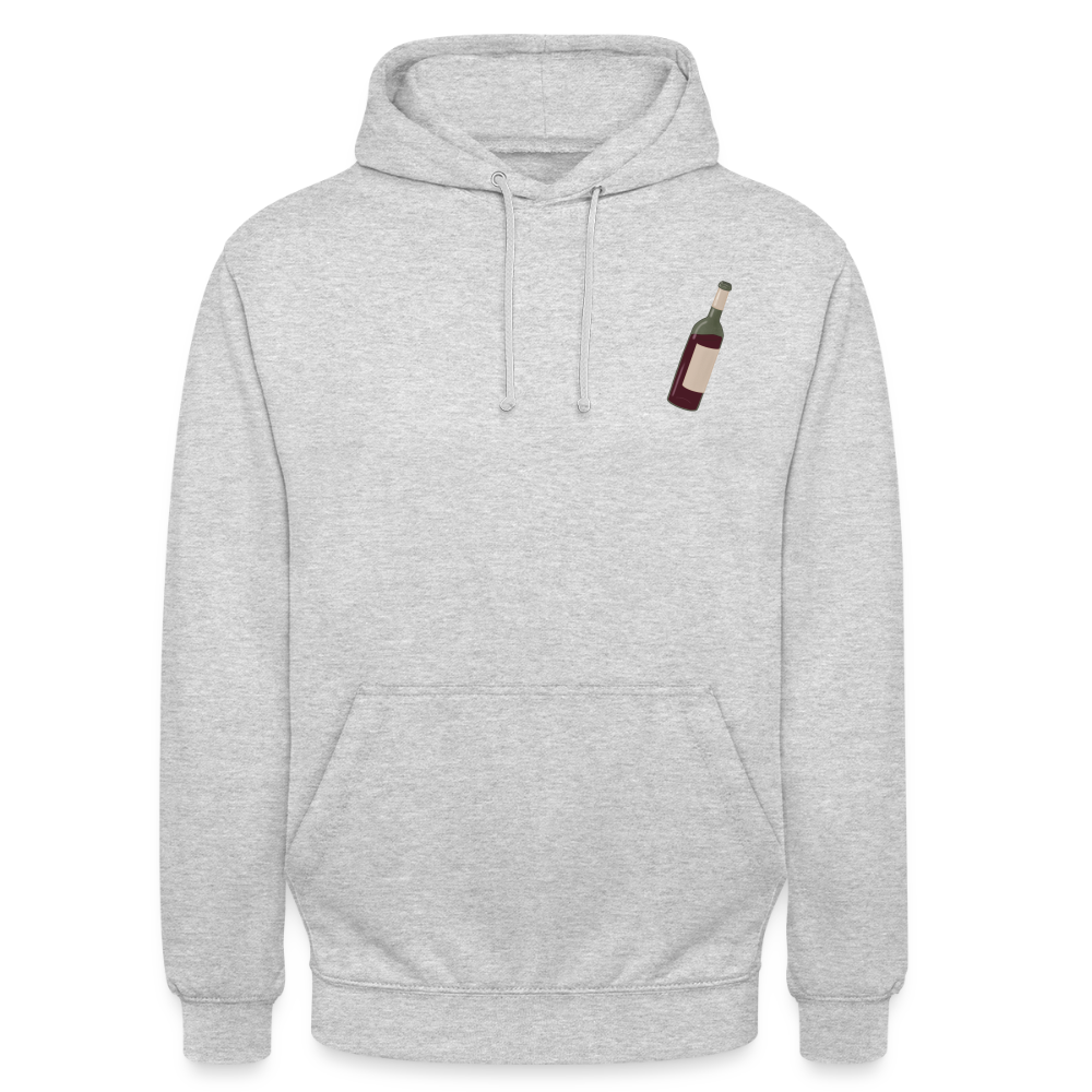 der.asoziale.wolf.unisex.hoodie - Hellgrau meliert