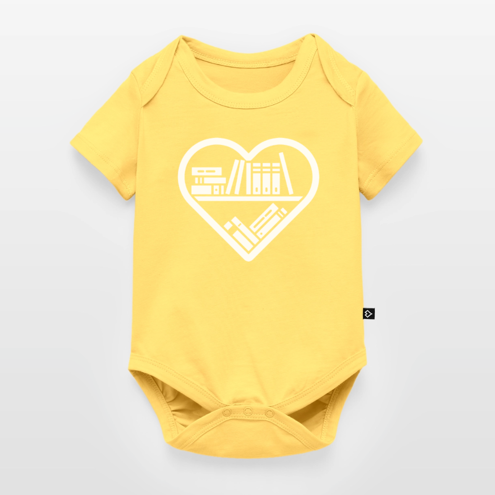 buchverliebt-baby-bio-body - Pastellgelb