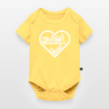 buchverliebt-baby-bio-body - Pastellgelb