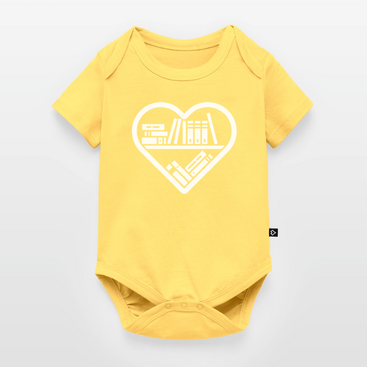 buchverliebt-baby-bio-body - Pastellgelb