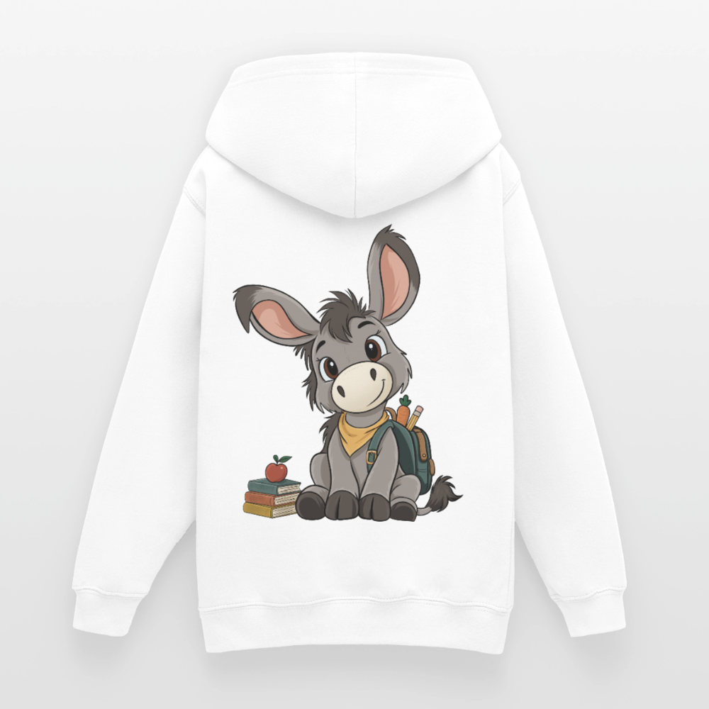 der-kleine-esel-classic--teenager-hoodie - Weiß