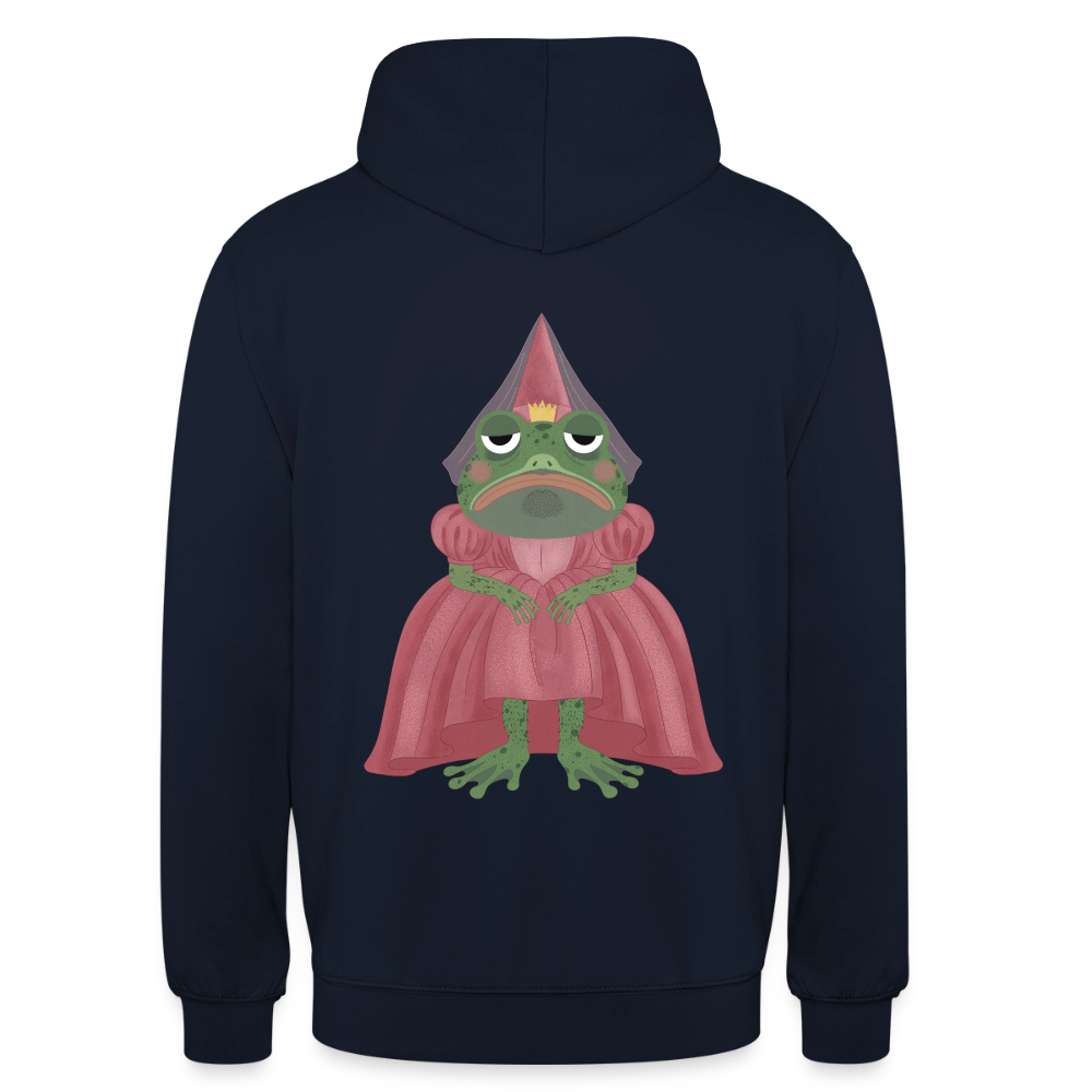 der.ungekuesste.froschkoenig.unisex.hoodie - Navy