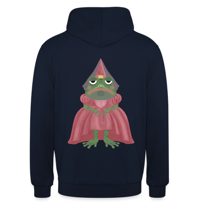 der.ungekuesste.froschkoenig.unisex.hoodie - Navy