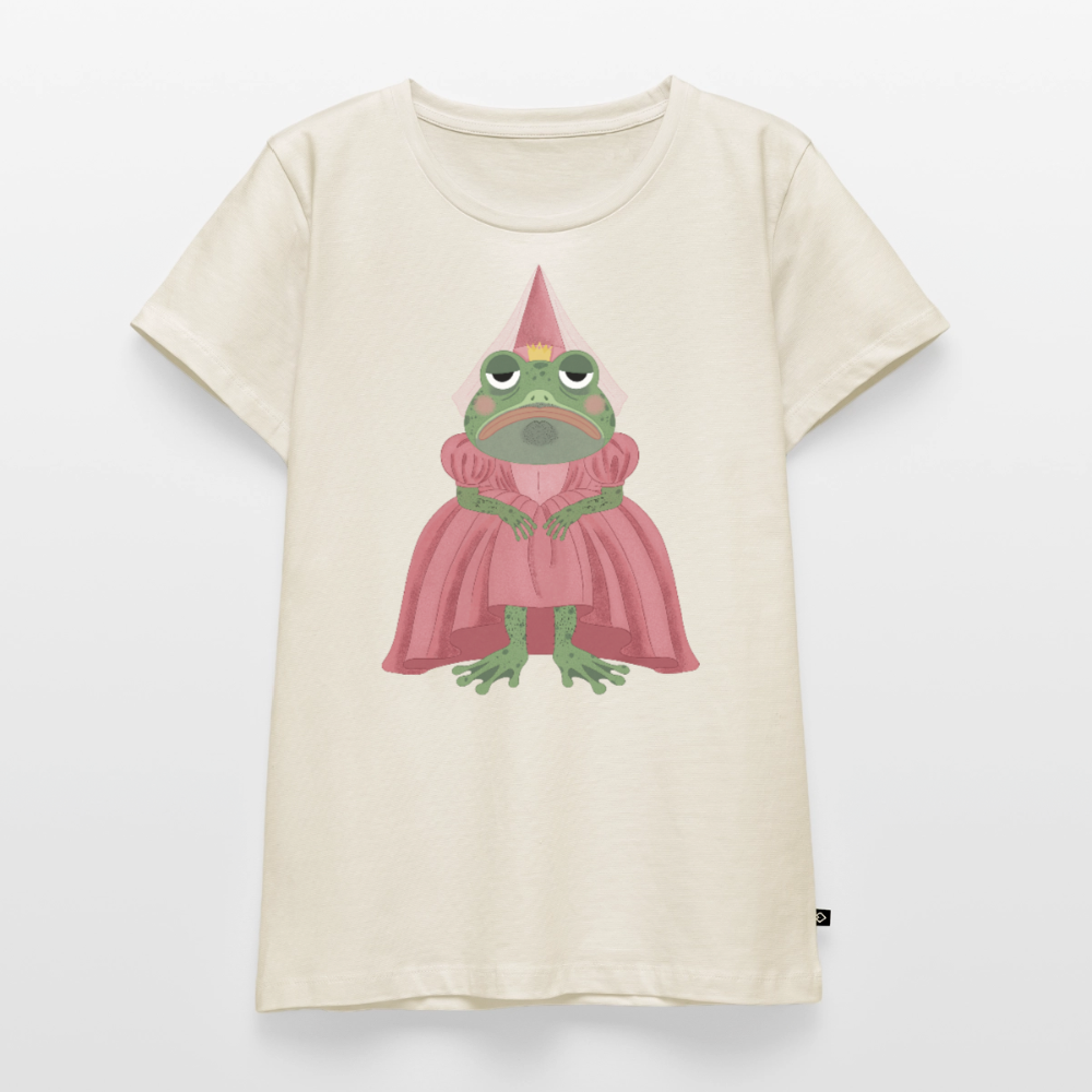 Der ungeküsste Froschkönig | Premium T-Shirt für Frauen - Naturweiß