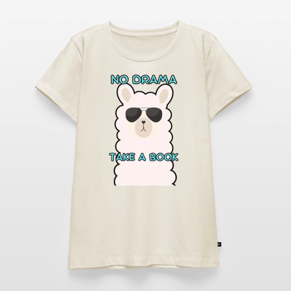 no-drama-frauen-shirt - Naturweiß