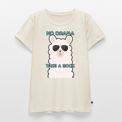 no-drama-frauen-shirt - Naturweiß
