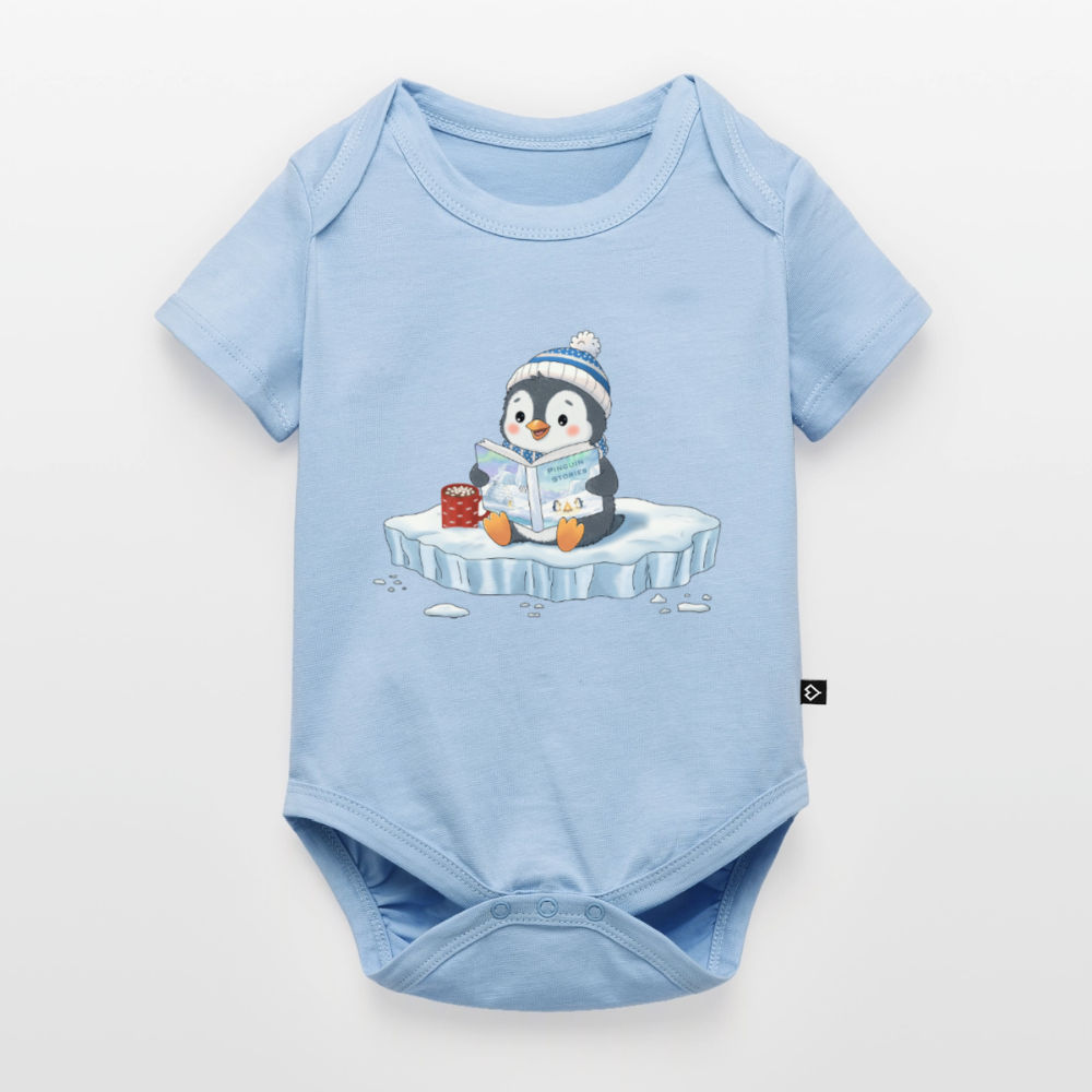 Cozy Pinguin Stories | Baby Bio-Body - Hellblau