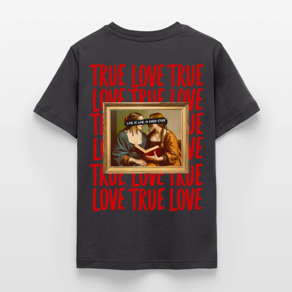 love.is.love.women.teenager.shirt - Dunkelgrau
