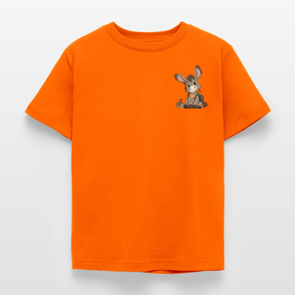 der-kleine-esel-kinder-classic-t-shirt-pocket - Orange