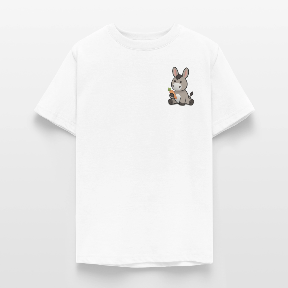 der-kleine-esel-teenager-t-shirt-pocket - Weiß
