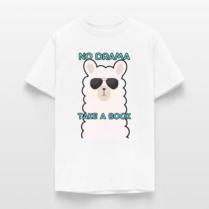 no-drama-teenager-t-shirt - Weiß