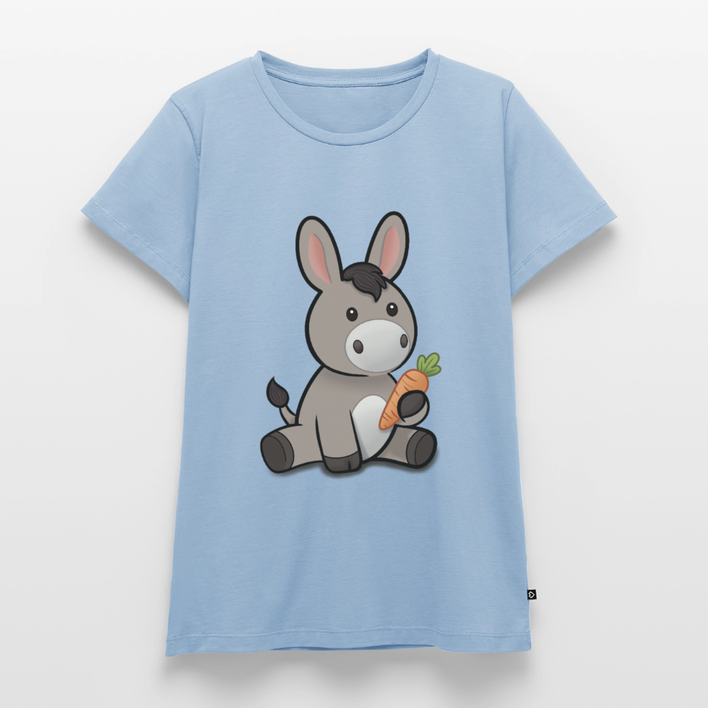 der-kleine-esel-frauen-shirt - Hellblau