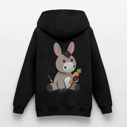 der-kleine-esel-teenager-hoodie - Schwarz