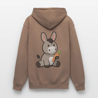 der-kleine-esel-unisex-hoodie - Mokka