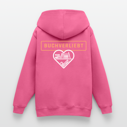buchverliebt-teenager-hoodie - Pink