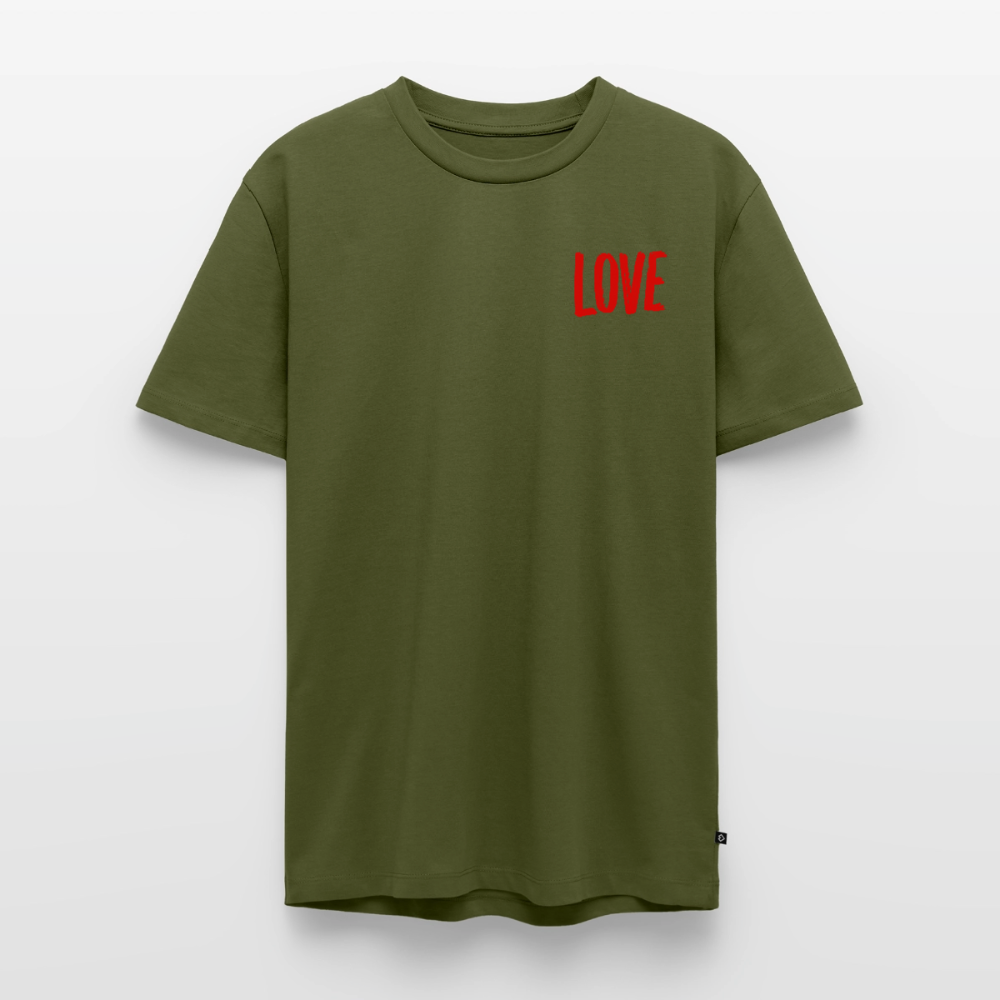love.is.love.men.männer.shirt - Khaki