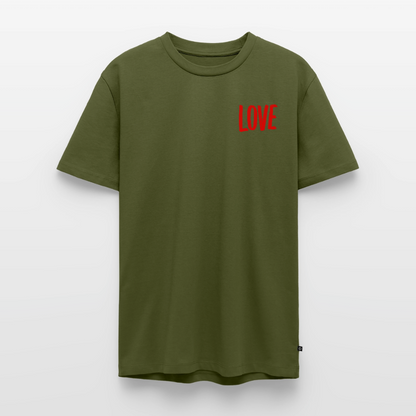love.is.love.men.männer.shirt - Khaki