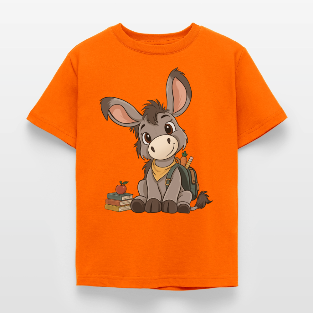 der-kleine-esel-classic-kinder-t-shirt - Orange