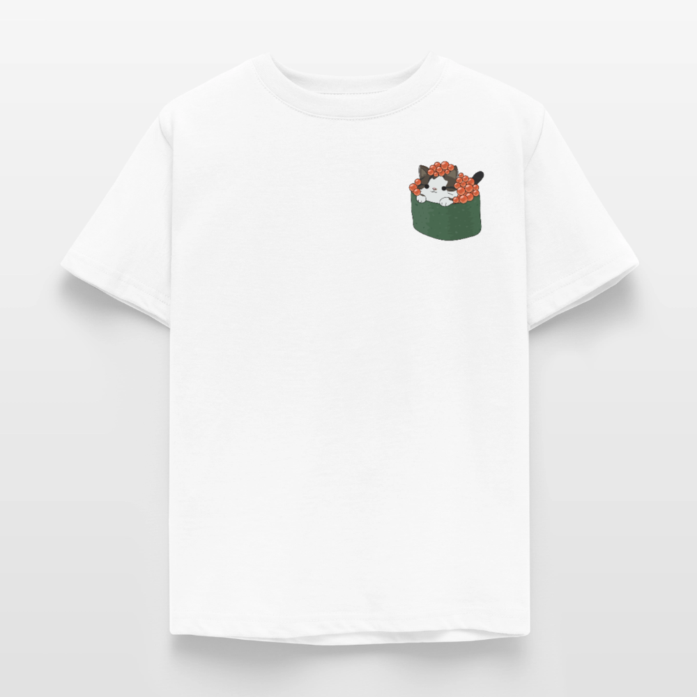 Sushi-Cats-Gunkan-kinder-t--shirt - Weiß