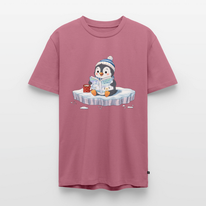 Cozy Pinguin Stories Flocke | Premium T-Shirt für Männer - Mauve