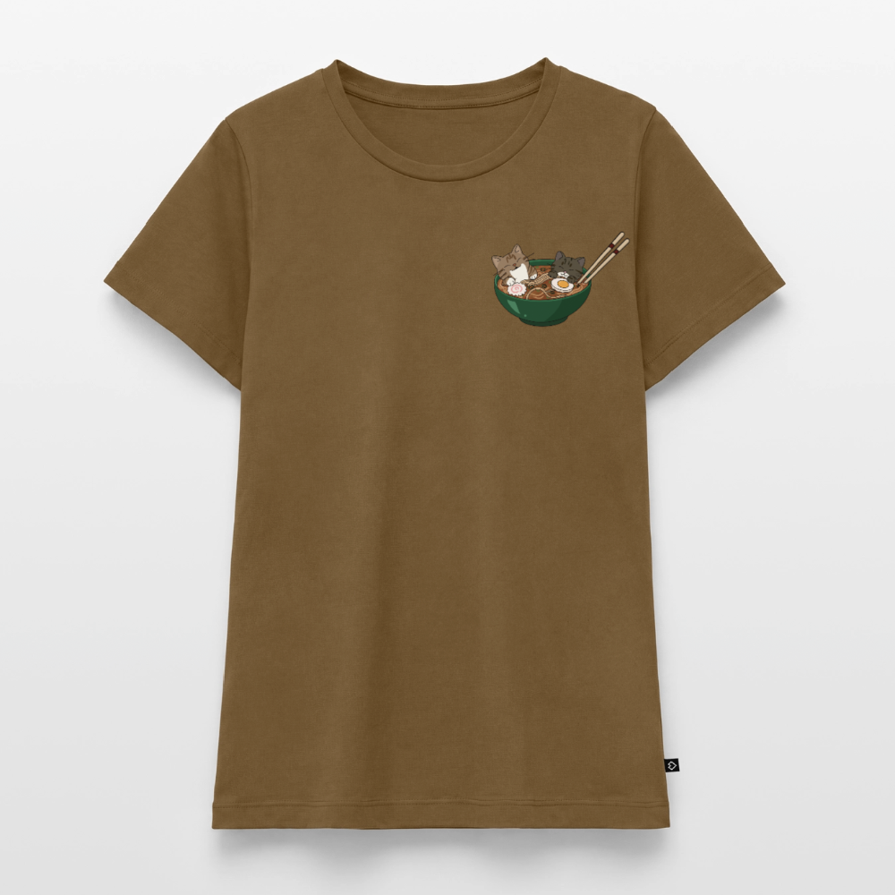 Sushi-Cats-ramen-frauen-shirt - Nussbraun