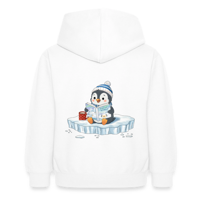 cozy.pinguin.stories.kinder.hoodie - Weiß