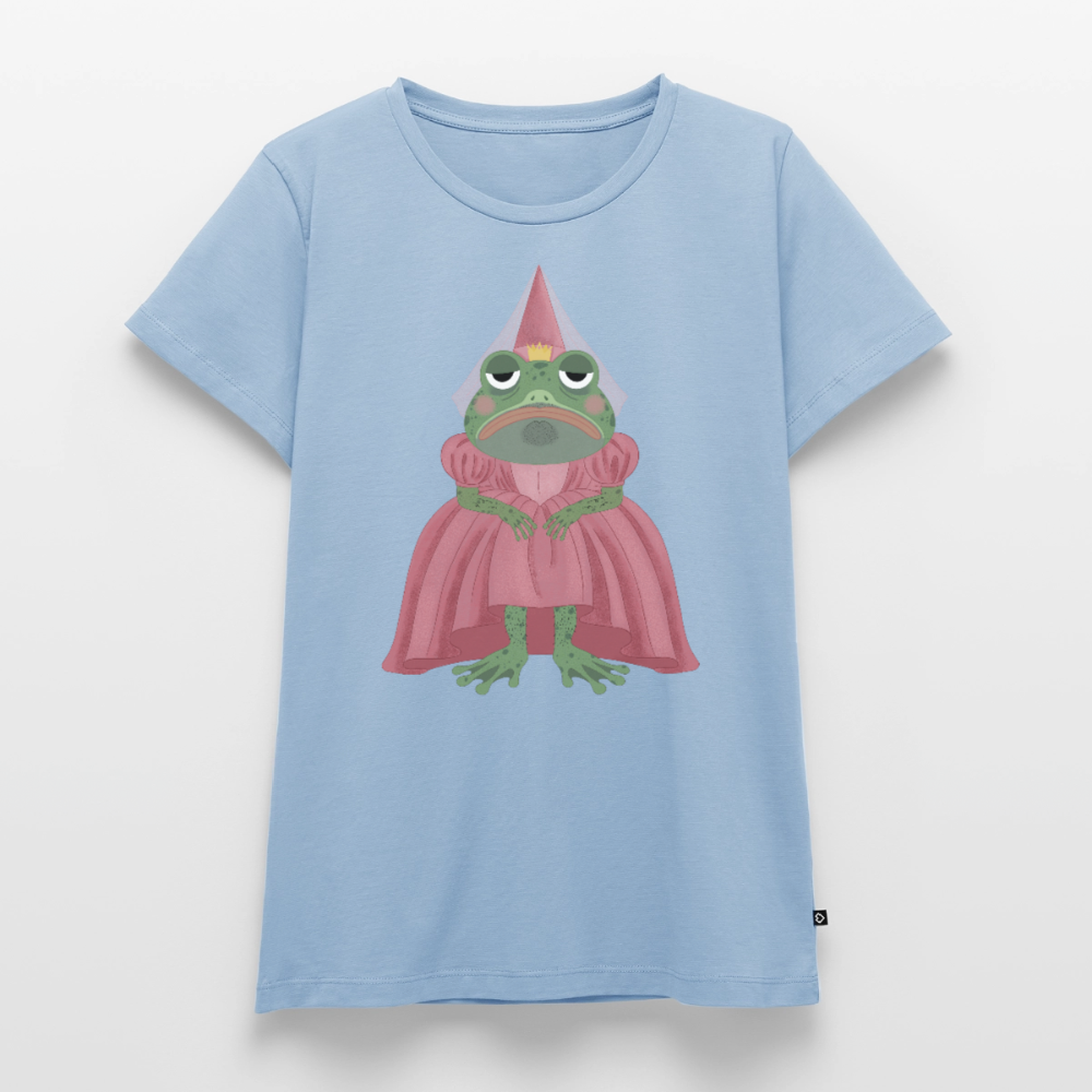 Der ungeküsste Froschkönig | Premium T-Shirt für Frauen - Hellblau