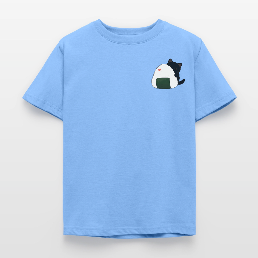 Sushi-Cats-Onigiri-kinder-t--shirt - Himmelblau