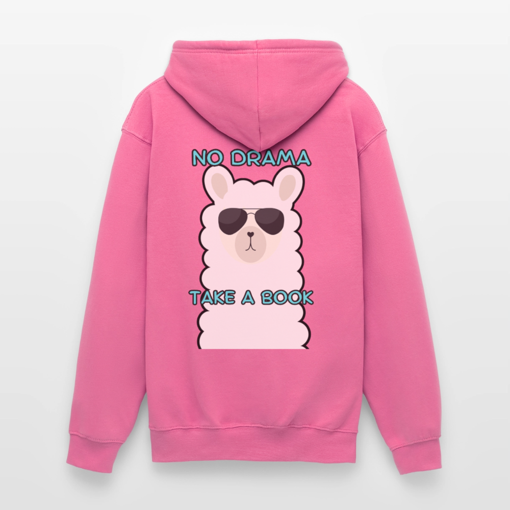 no-drama-unisex-hoodie - Pink