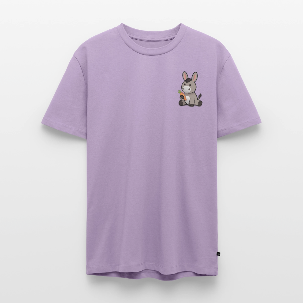 der-kleine-esel-männer-shirt-pocket - Lavendel