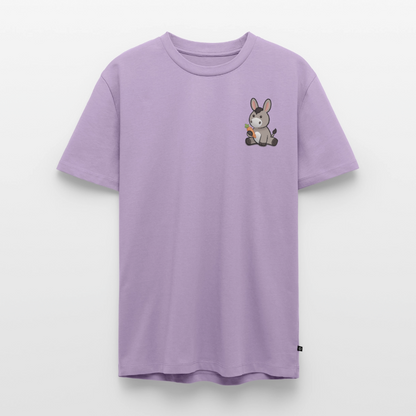 der-kleine-esel-männer-shirt-pocket - Lavendel