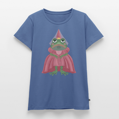 Der ungeküsste Froschkönig | Premium T-Shirt für Frauen - Taubenblau