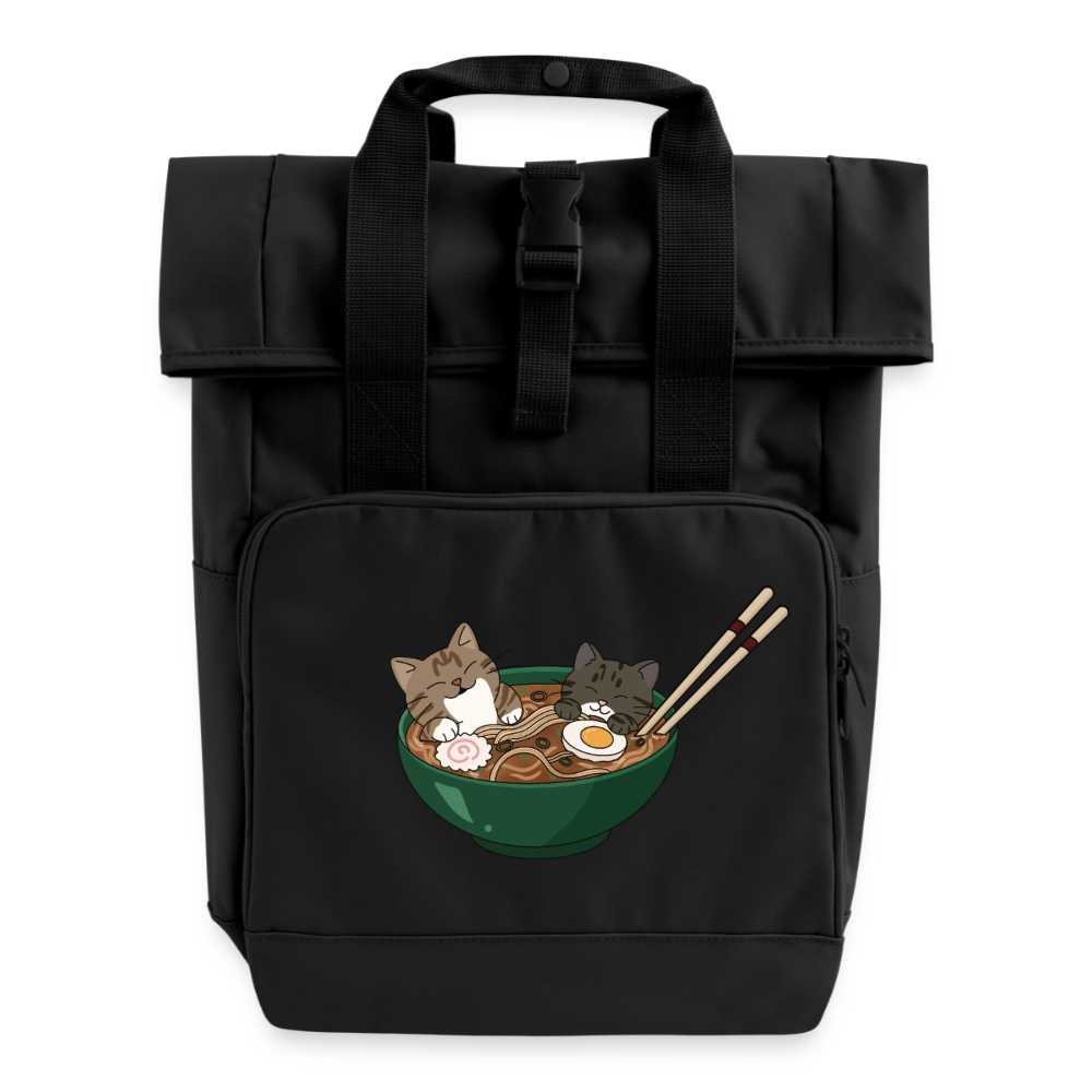 Sushi-Cats-ramen-unisex-rucksack-14l - Schwarz