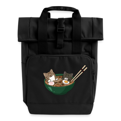 Sushi-Cats-ramen-unisex-rucksack-14l - Schwarz