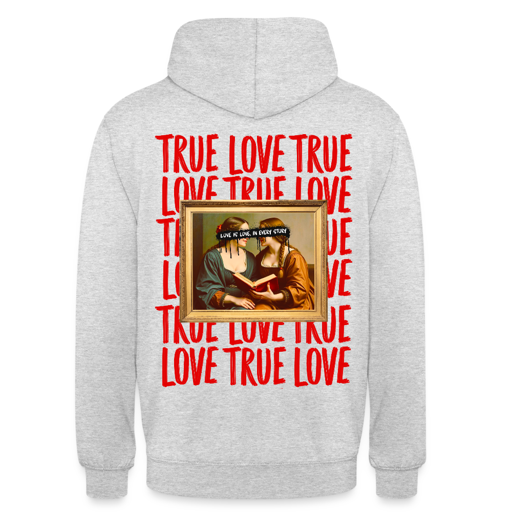 love.is.love.women.Unisex.Hoodie - Hellgrau meliert