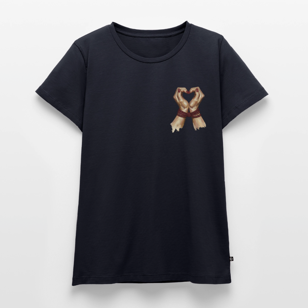 Bound by Love | Premium T-Shirt für Frauen - Navy