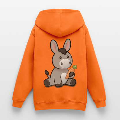 der-kleine-esel-teenager-hoodie - Orange