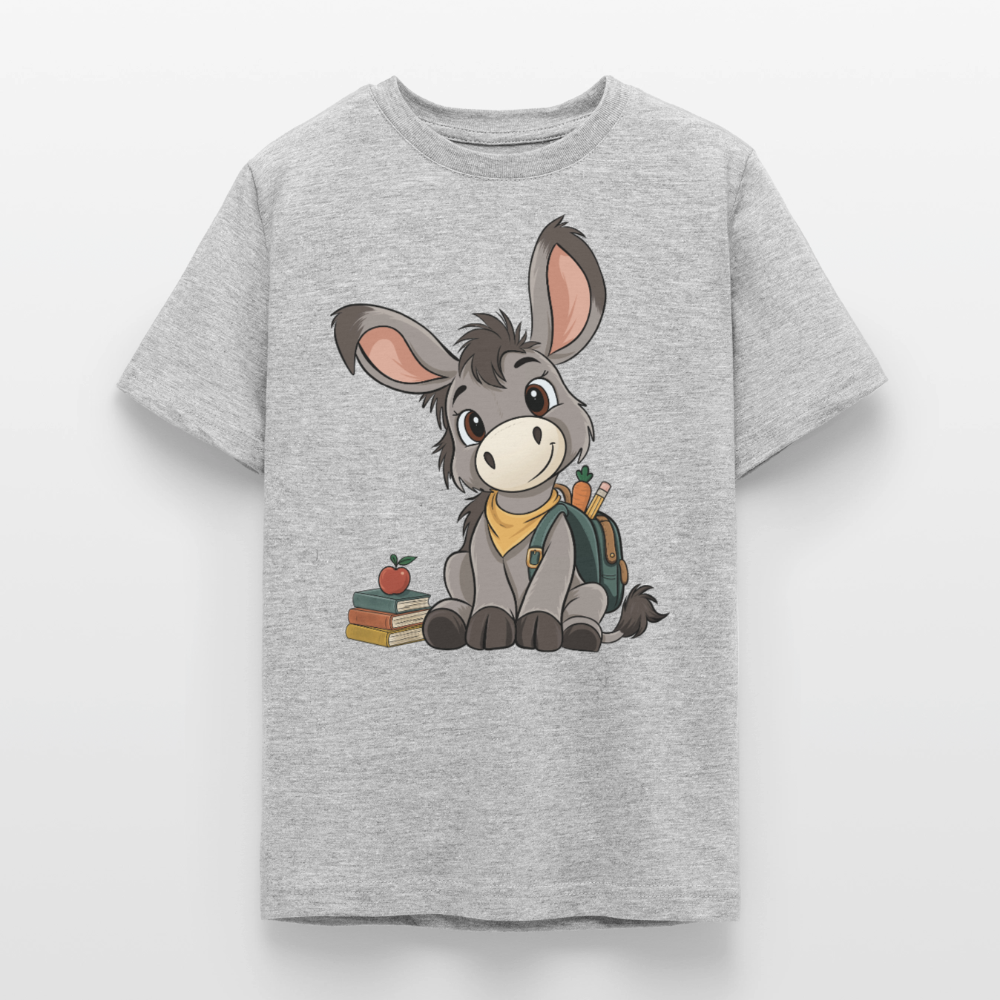 der-kleine-esel-classic-teenager-t-shirt - Grau meliert