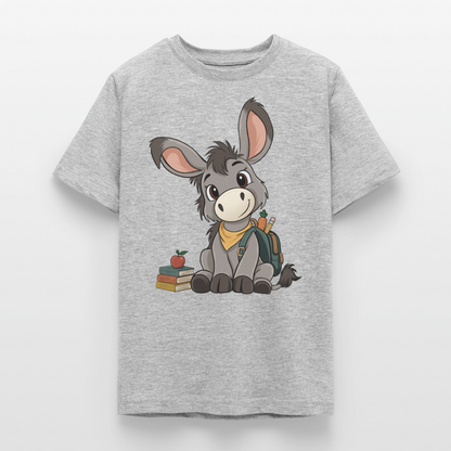 der-kleine-esel-classic-teenager-t-shirt - Grau meliert