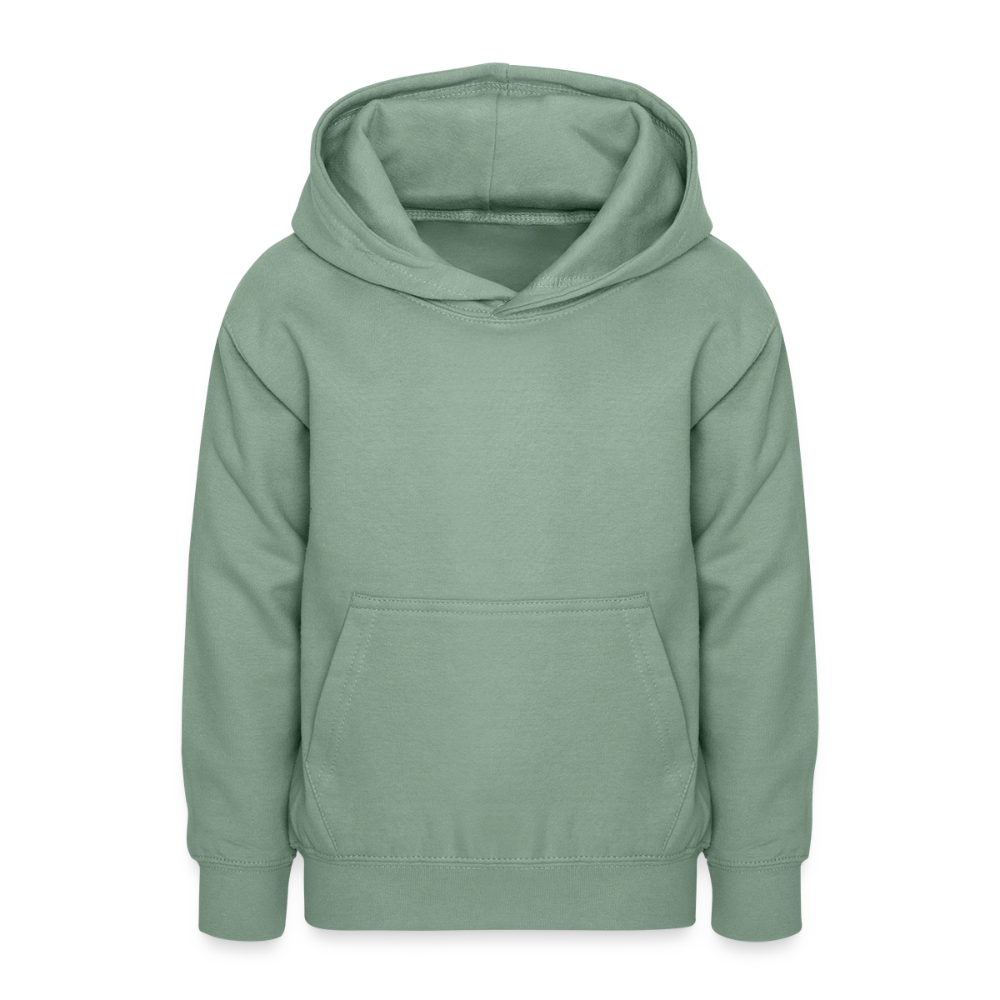Kleiner.Delfin .große.Welle.supercool.teenager.hoodie - Graugrün