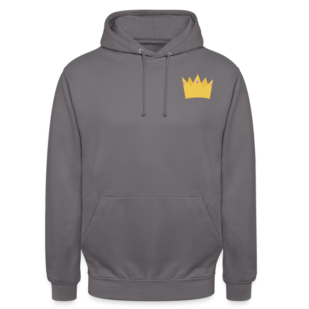 der.ungekuesste.froschkoenig.unisex.hoodie - Mittelgrau